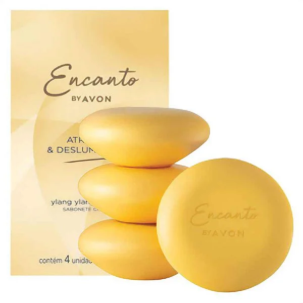 Sabonete Barra Encanto Atraente 4x80g